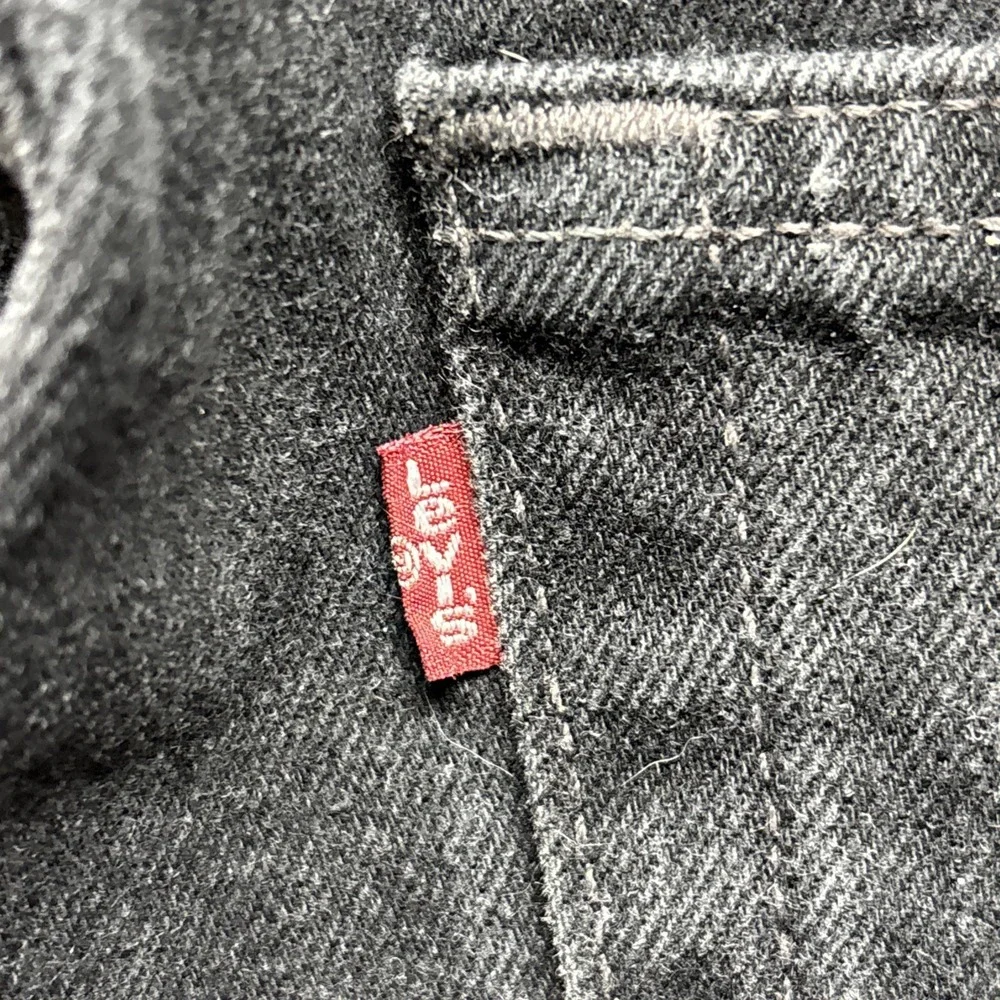 VTG 90s Levis 560 Jeans Black Denim 34x34 Loose Fit Tapered Leg Made in‎ USA